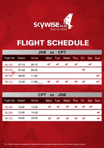 Daily Flight Schedule